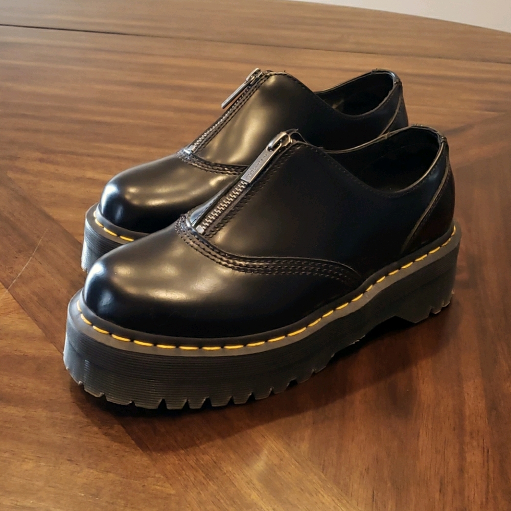 W 7 Dr Marten Quad Zip Platform